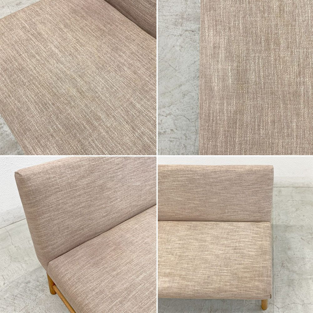 アクタス ACTUS タイム THYME 2シーター ソファベンチ オーク材 W120cm  ナチュラルカラー 〓