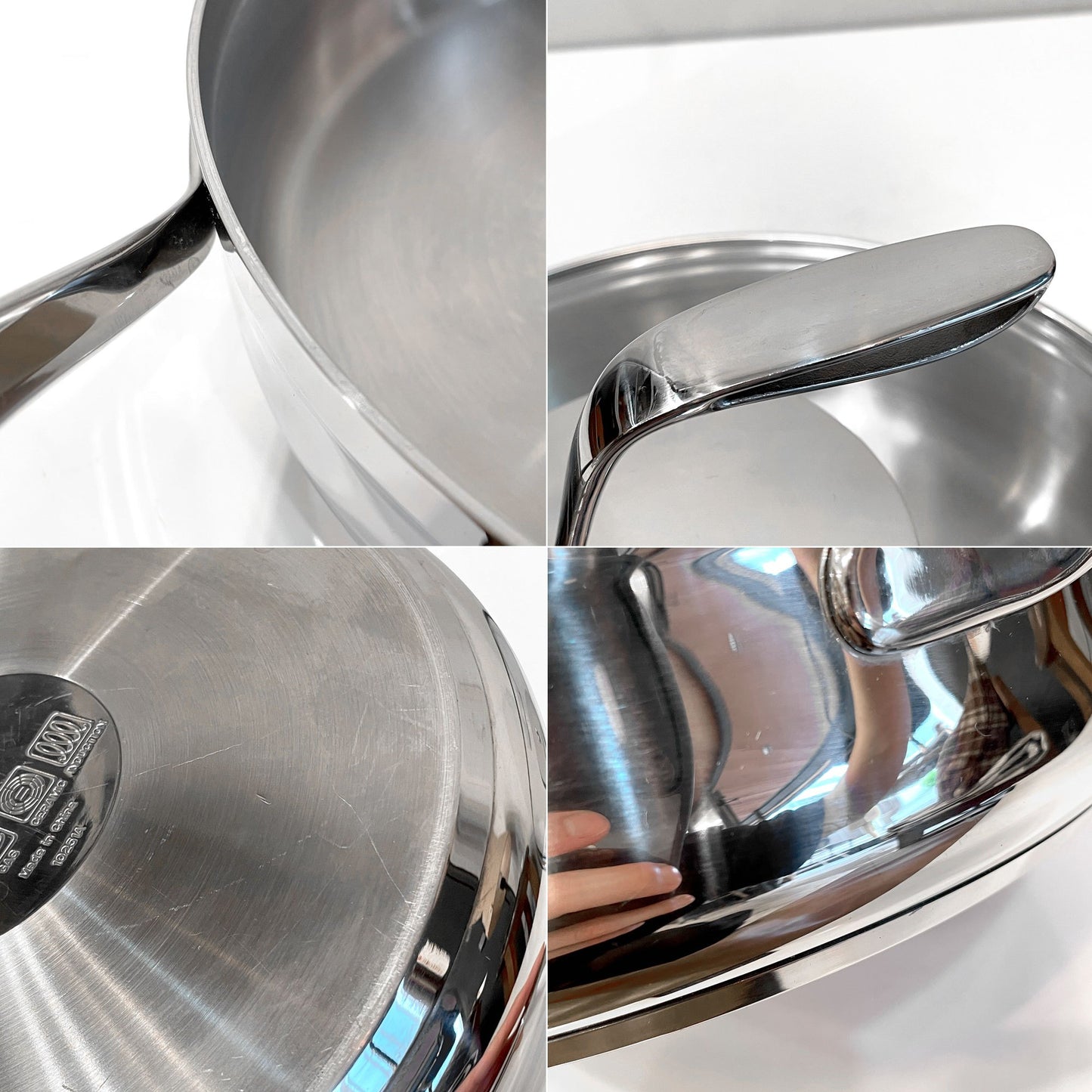 タッパーウェア Tupperware マストロクックウェア Mastro Cookware 24cm 2.8L 片手鍋 サイドハンドル付 ガラス蓋付 ステンレス アルミニウム アメリカ ■