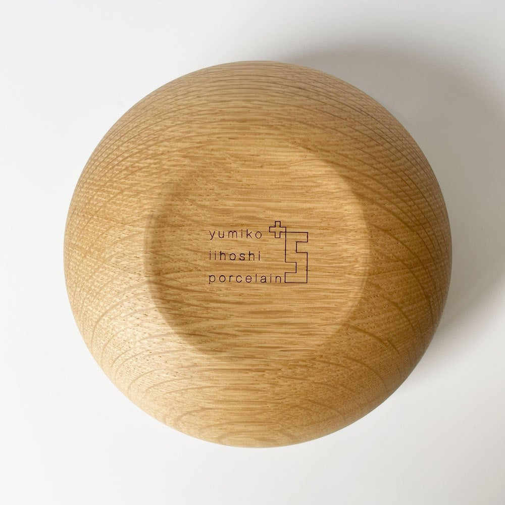 イイホシユミコ Lugn woodbowl W135×H60mm 現代作家 箱付き 美品 ★