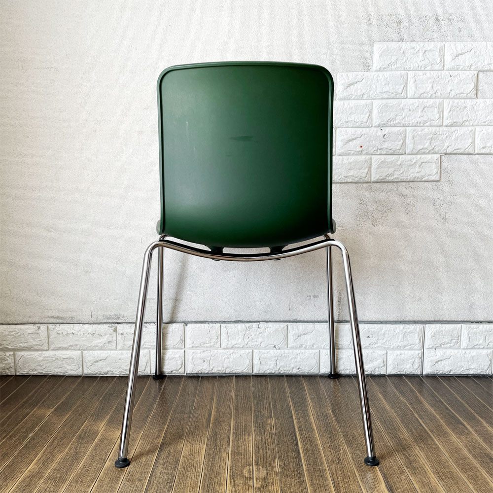 ヴィトラ vitra ハルチューブ HAL Tube サイドチェア ダイニングチェア グリーン スタッキング ジャスパー・モリソン 定価￥39,600- A ◎