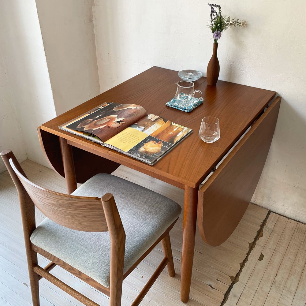 デンマークビンテージ Danish Vintage チーク材 エクステンション バタフライテーブル ダイニングテーブル 北欧家具 ★