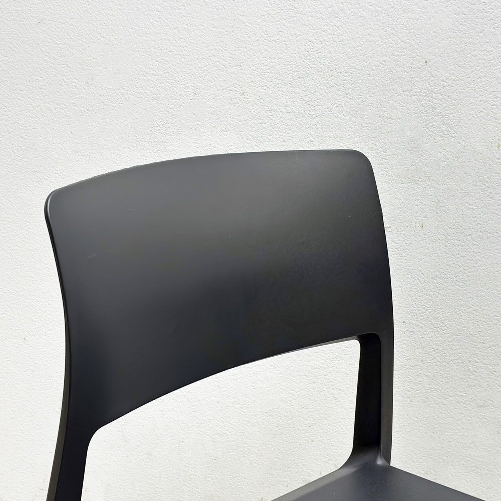 ヴィトラ Vitra ティプトン Tip Ton ワークチェア ダイニングチェア デスクチェア ブラック スタッキング チルト機能 定価￥42,900- A ●