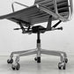 ハーマンミラー Herman Miller イームズアルミナムグループチェア マネージメントチェア アルミバフベース ガス圧昇降 5本脚 キャスター 本革 〓
