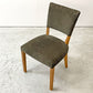トラックファニチャー TRUCK FURNITURE エスアールチェア SR CHAIR ダイニングチェア ナラ無垢材 コーデュロイ カーキ 鋲打ち 生地張替 参考定価 約￥90,310-  ●