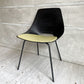 シュタイナー Steiner トノーチェア Tonneau Chair ダイニングチェア プライウッド ブラック クッション付き ピエール・ガーリッシュ Pierre Guarich フランス ビンテージ 希少 ♪