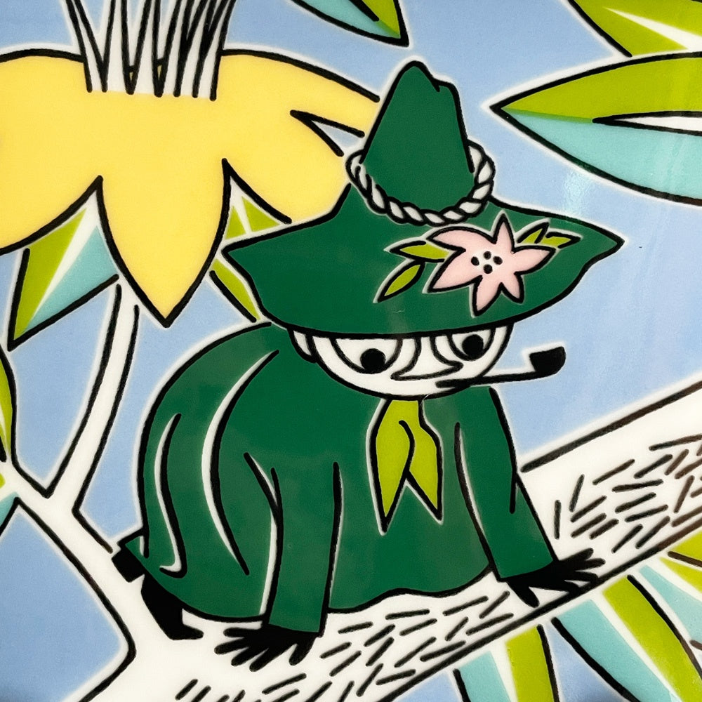 アラビア ARABIA ムーミンデコツリー MOOMIN DECO TREE 陶板 プレート スナフキン トーベ・ヤンソン フィンランド 北欧食器 廃番 ■