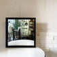 カルテル Kartell ウォールミラー Model 4727 ブラック スクエア 50×50cm アンナ・カステッリ・フェリエーリ Anna Castelli Ferrieri イタリア ビンテージ ◎