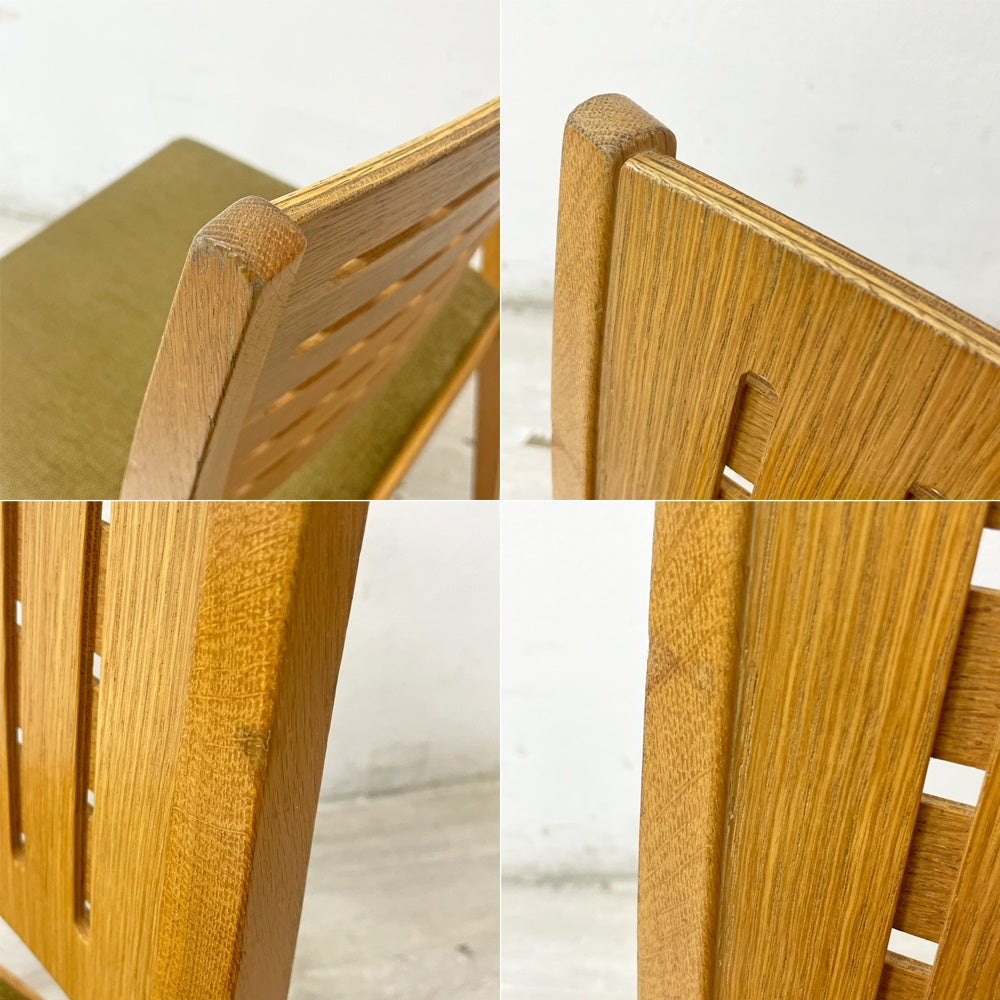 カンディハウス CONDE HOUSE ハナコ HANACO ダイニングチェア 三井緑 シルトーリ WT ブラウン系 ナラ材 定価￥90,200～ A ●