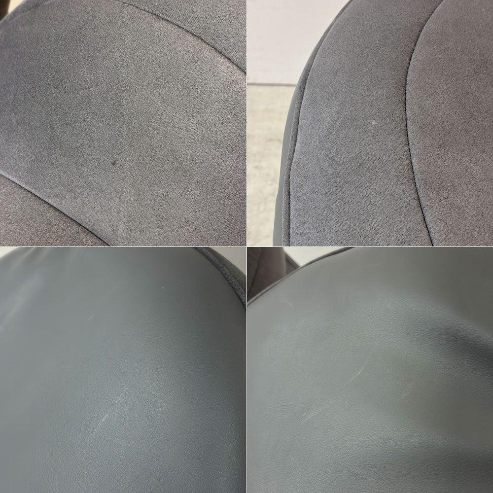 MTG スタイル ソファ ダブルエル Style Sofa WL 1人掛けソファ&オットマン セット スウェード調 PVCレザー 姿勢矯正 軽量 参考定価￥169,400- ●
