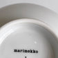 マリメッコ marimekko x 有田焼 福泉窯 「We love Japan」 お茶碗 キヴェット柄 漆黒 伝統工芸 北欧食器 A ■