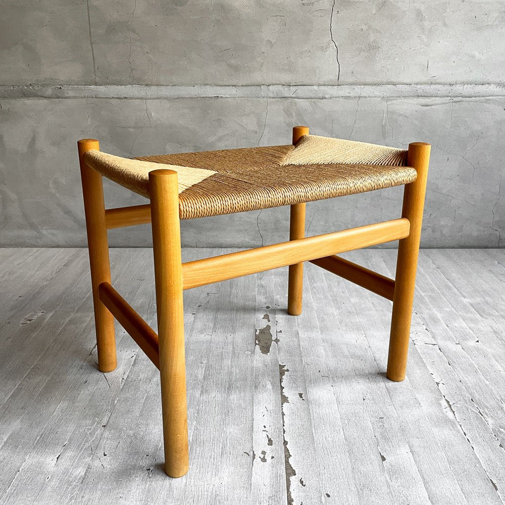 カールハンセン＆サン Carl Hansen & Son CH53 フットスツール オットマン ペーパーコード ビーチ材 オイル仕上げ ハンス・J・ウェグナー ♪