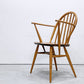 アーコール Ercol フープバックチェア アームチェア ダイニングチェア エルム材 ビーチ材 UKビンテージ 英国家具 ●