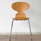 フリッツハンセン Fritz Hansen アントチェア 4本脚 ナチュラルビーチ ラッカー アルネ・ヤコブセン 北欧家具 C ◇