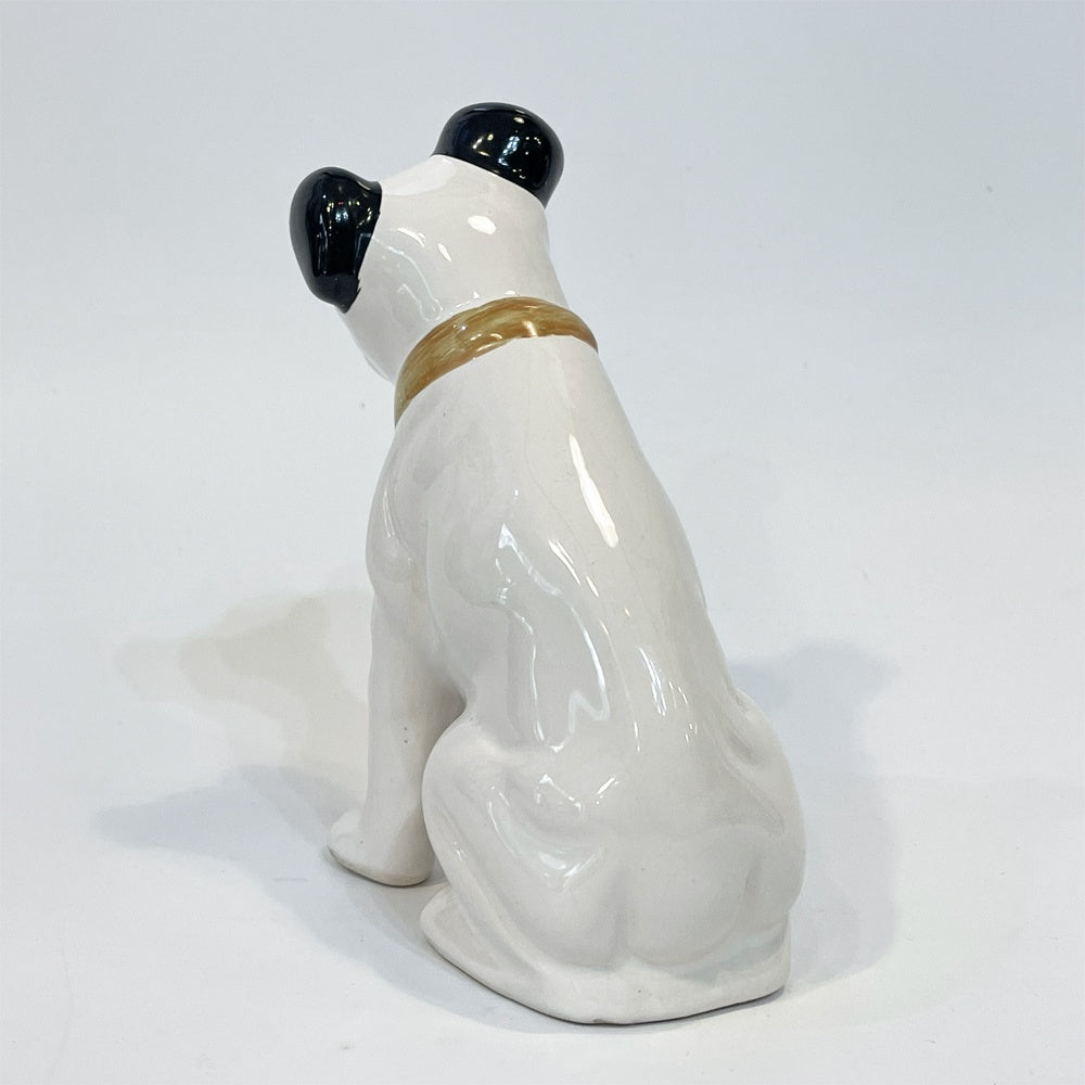 ビクター犬 Victor ニッパー君 Nipper 犬 陶器製 高さ13cm オブジェ 置物 インテリア 昭和レトロ ★