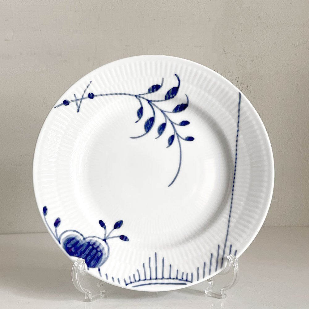 ロイヤルコペンハーゲン ROYAL COPENHAGEN ブルーフルーテッド メガ Blue Fluted Mega プレート Φ17cm 北欧 デンマーク B ■