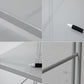 無印良品 MUJI スチールユニットシェルフ オープンシェルフ スチール棚 6段 W84 H175cm ●