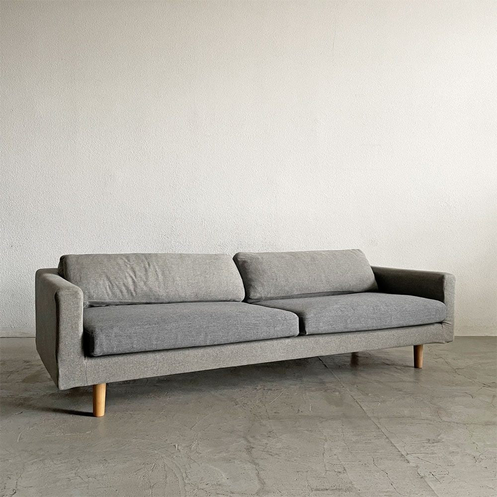 マルニ木工 maruni マルニコレクション ヒロシマ HIROSHIMA ワイド2シーターソファ W220cm ファブリック グレー系 深澤直人 定価￥603,900- 〓