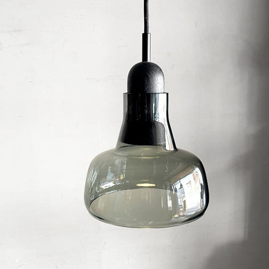 ブロッキス BROKIS シャドウ02 SHADOWS02 ペンダントライト スモークグレイ×ブラック 吹きガラス チェコ モダンデザイン ■