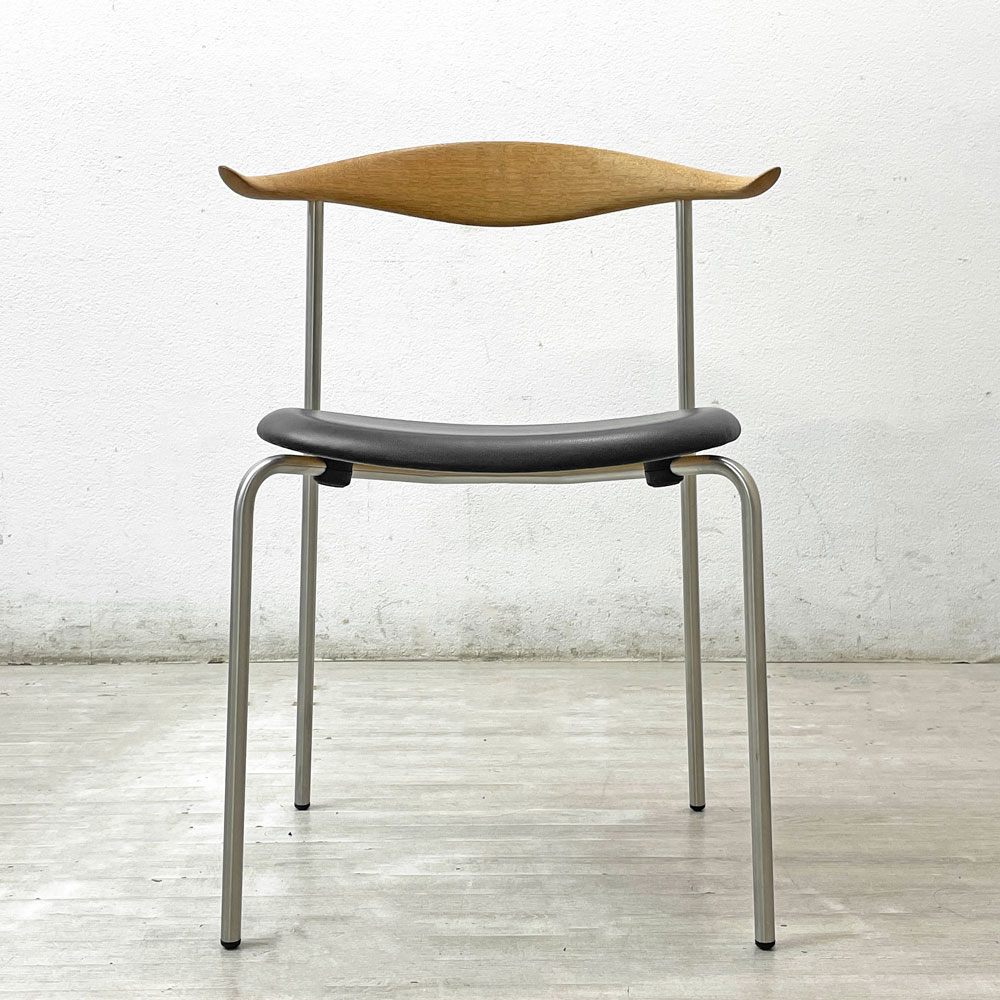 カールハンセン＆サン Carl Hansen & Son CH88P ダイニングチェア オーク材 本革 ハンス J. ウェグナー デンマーク 北欧家具 B ●
