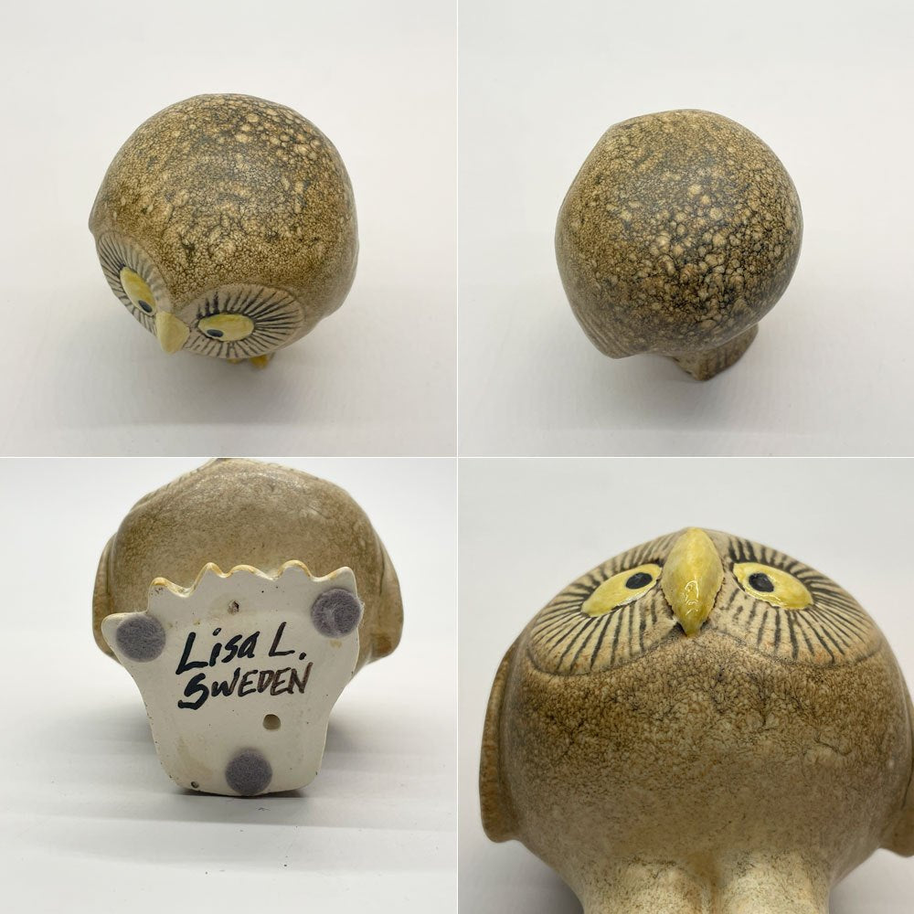 グスタフスベリ GUSTAVSBERG K-Studion リサ・ラーソン Lisa Larson フクロウ OWL S 現行品 定価22000円 ★
