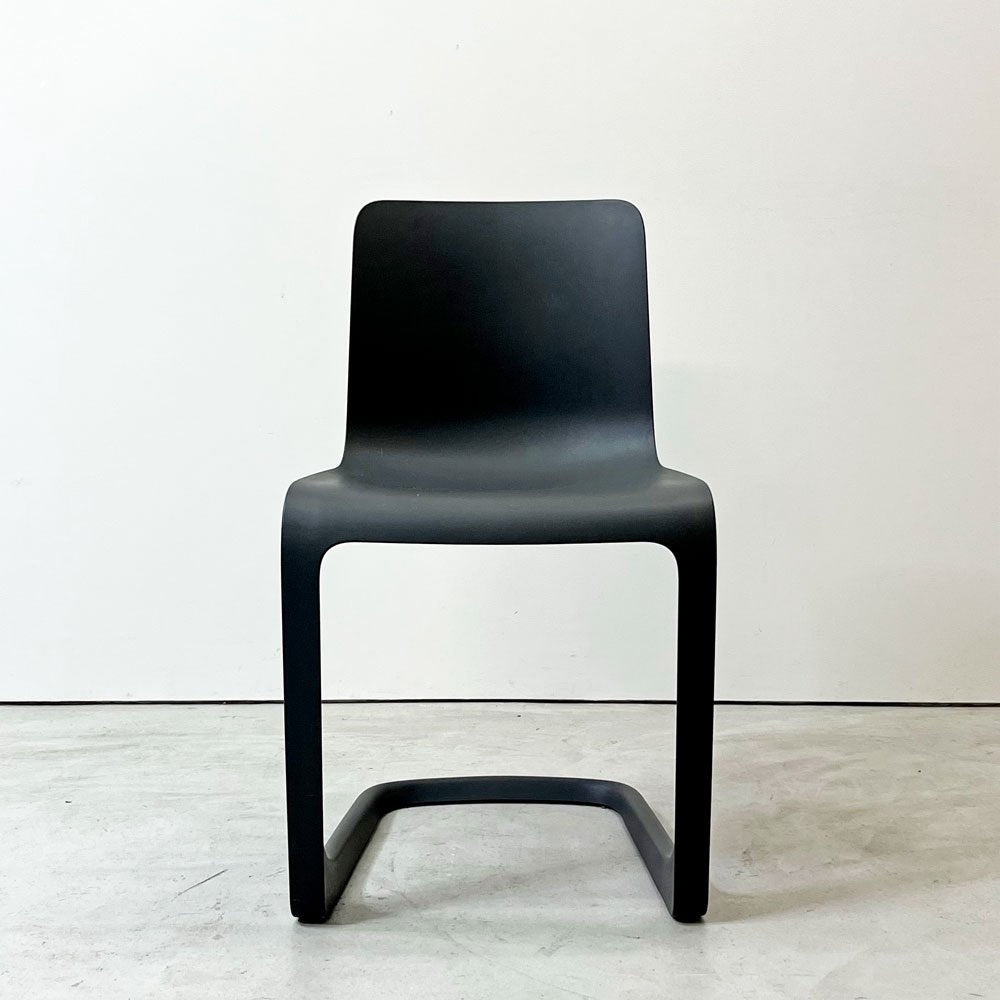 ヴィトラ vitra エヴォック EVO-C ダイニングチェア グラファイトグレー カンチレバー ジャスパー・モリソン ●