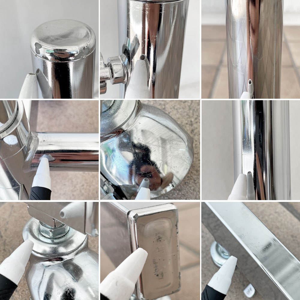 クロームスタイル CHROME-STYLE ストロンガーシリーズ ハンガーラック コートハンガー 高さ調整可 キャスター付き W126.5cm 店舗什器 ◇