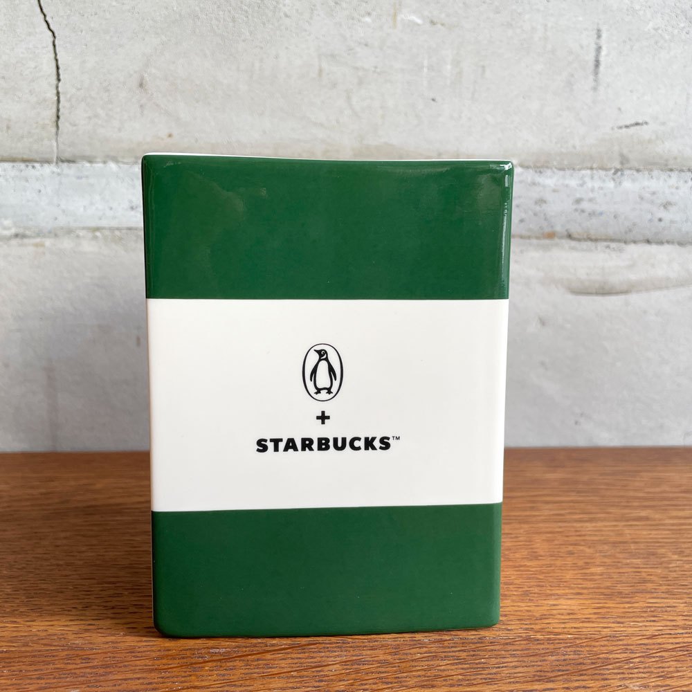 スターバックス Starbucks × ペンギンブックス Penguin Books セラミック オーガナイザー ペン立て 歯ブラシ立て ステーショナリー 韓国限定 ♪