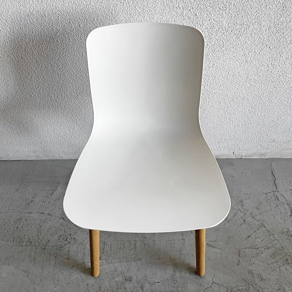 ヴィトラ vitra ハルウッド HAL WOOD サイドチェア ダイニングチェア ホワイト ナチュラルオーク ジャスパー・モリソン 現行定価￥78,100- B 〓