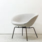フリッツハンセン Fritz Hansen ポットチェア 3318 POT ラウンジチェア ファブリック クリスチャンハウン ベージュ ブラウンブロンズレッグ アルネ・ヤコブセン デンマーク 定価￥297,880- 展示品 ●