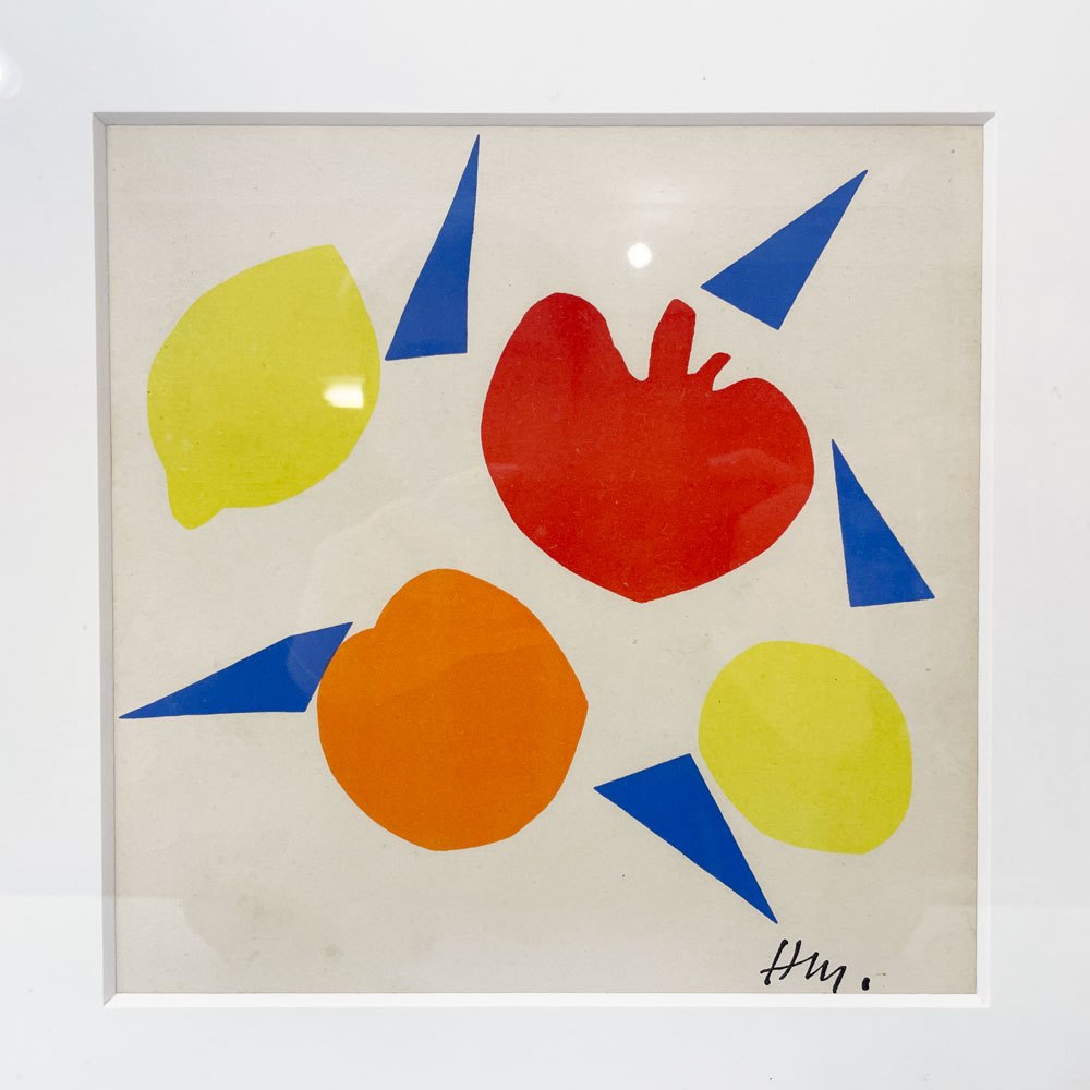 アンリマティス Henri Matisse リトグラフ Composition, 1956 アートフレーム フォーヴィスム 野獣派 W41.5cm 額装品 ●