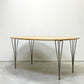 フリッツハンセン Fritz Hansen スーパー楕円 Bテーブル ダイニングテーブル ビーチ材天板 W150 ピート・ヘイン アルネ・ヤコブセン 天板再塗装品 80's ビンテージ ●