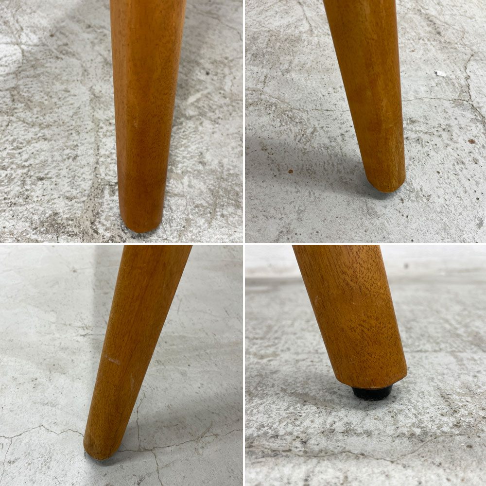 朝日木材加工 ASAHI WOOD ボスコ BOSCO ダイニングテーブル ニヤトー材 W150cm 現状品 〓