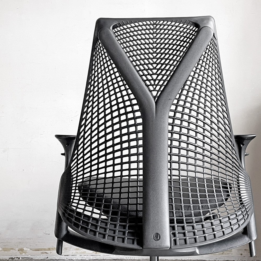 ハーマンミラー HermanMiller セイルチェア SAYL Chair ブラック サスペンションミドルバック アジャスタブルアーム イヴ・ベアール ■