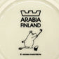 アラビア ARABIA ムーミン Moomin ボウル トフスランとビフスラン ライトグリーン 廃番 フィンランド 北欧食器 ●