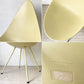 フリッツハンセン Fritz Hansen ドロップチェア ダイニングチェア アルネ・ヤコブセン イエロー 廃盤カラー 北欧 デンマーク ★
