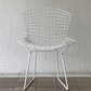 ノル Knoll 420 サイドチェア ワイヤーチェア ホワイト ハリー・ベルトイア Harry Bertoia ミッドセンチュリー 名作椅子 ◇