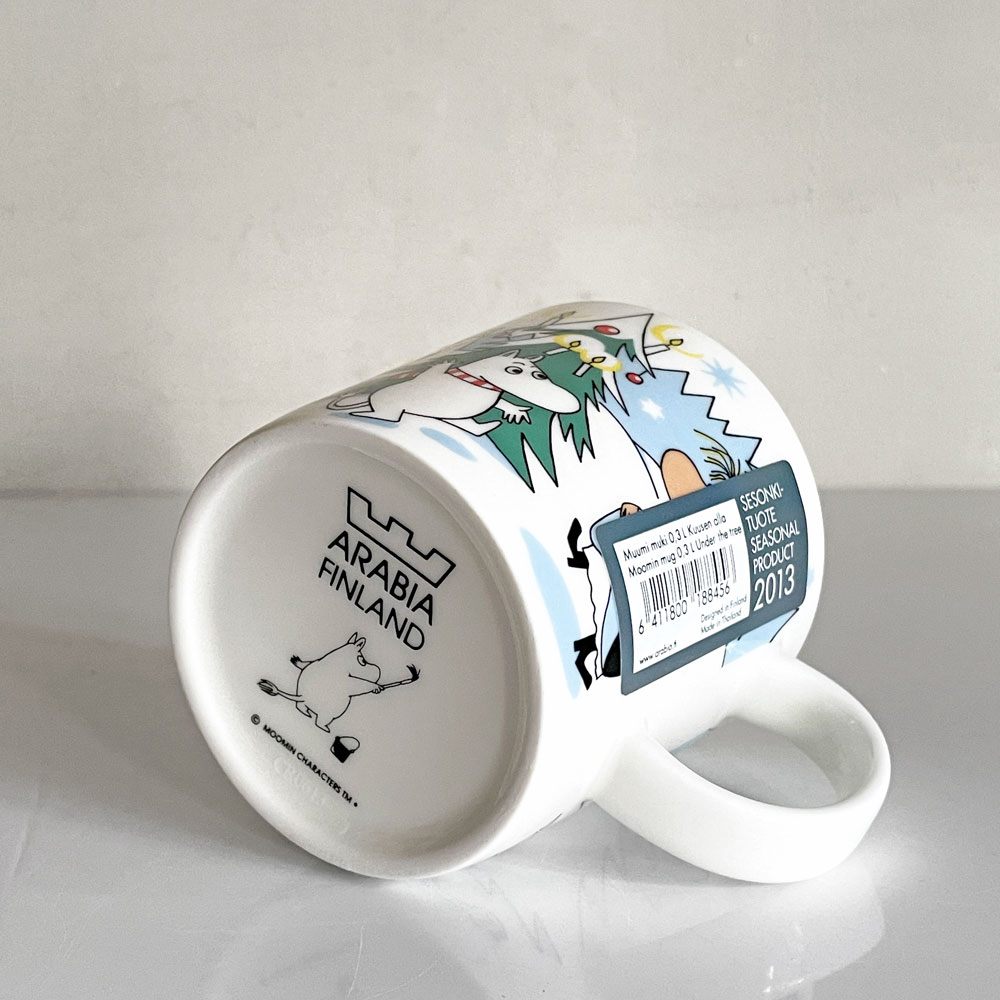 アラビア ARABIA ムーミンマグ MOOMIN アンダーザツリー 森のクリスマスツリー 2013年 冬限定 フィンランド 北欧食器 ■