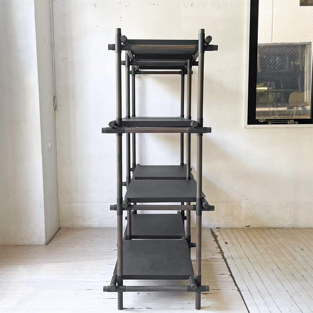 メニュー Menu スティックシェルビングシステム Stick Shelving System 2列3段 モジュラー式 モダン 北欧 参考定価￥240,000- ★
