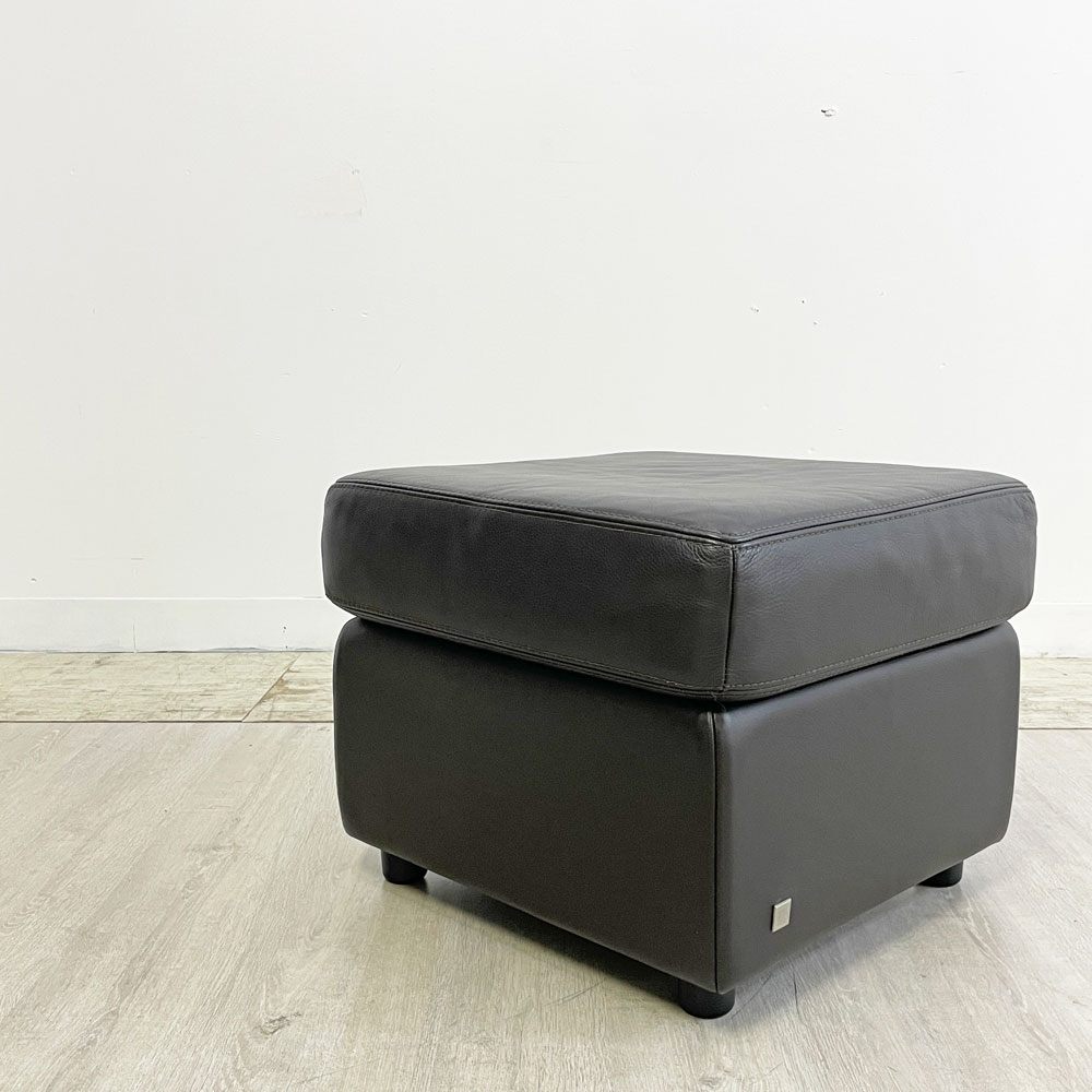 アクタス ACTUSギャラリーM GalleryM オットマン 本革 ムスタリング Musterring ドイツ ●