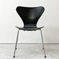 フリッツハンセン Fritz Hansen 3107 セブンチェア カラードアッシュ ブラック 80's ビンテージ vintage アルネ・ヤコブセン デンマーク ●