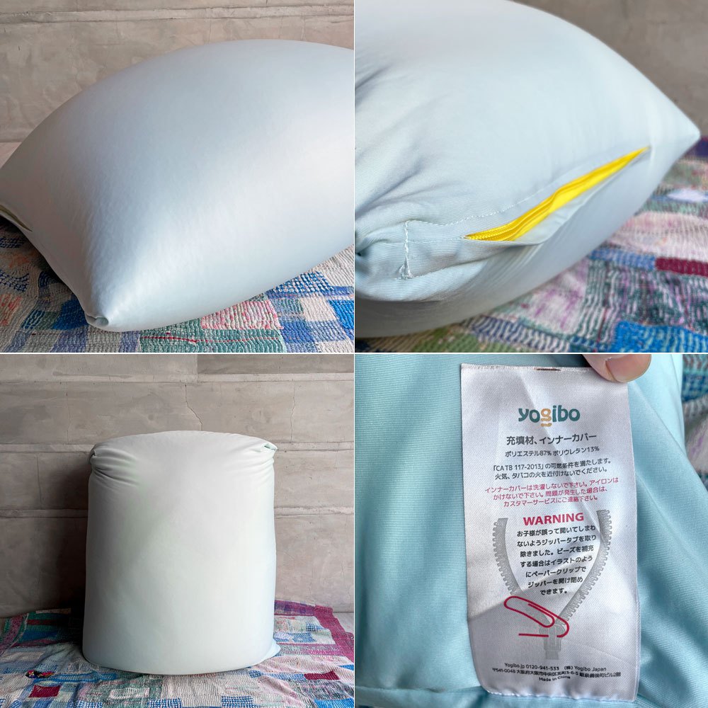 ヨギボー Yogibo ライト Lite ビーズソファ ビーズクッション フリースタイルソファ レッド カバー 定価￥28,490- ♪