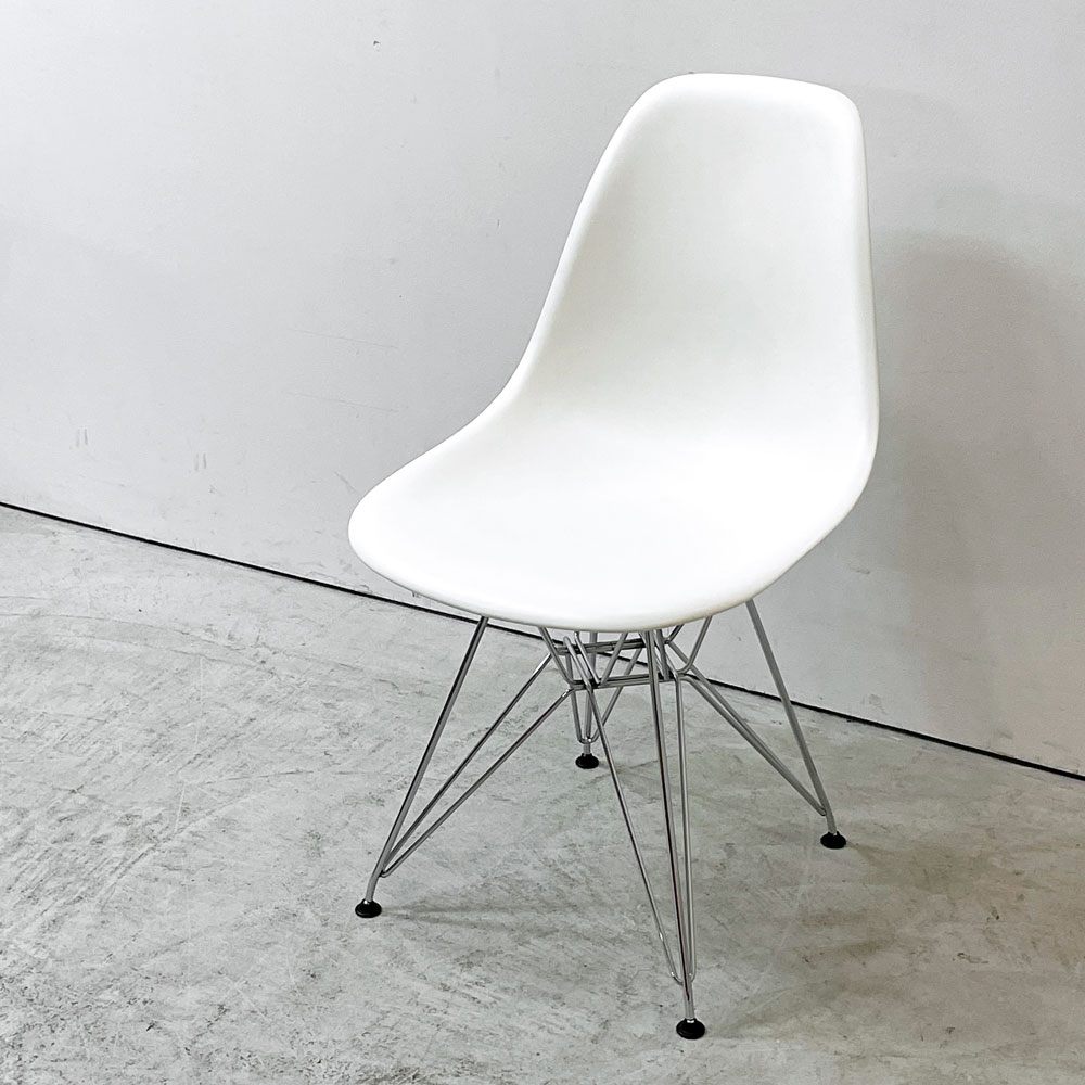 ハーマンミラー Herman Miller サイドシェルチェア ポリプロピレン製 エッフェルベース ホワイト C&R イームズ ミッドセンチュリー A ●