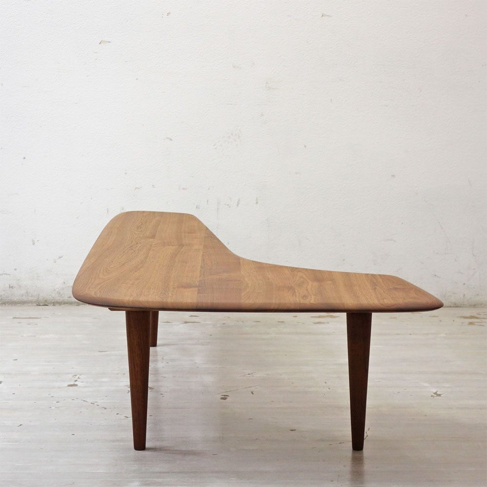カーフ karf パラレル コーヒーテーブル Parallel Coffee Table ウォールナット無垢材 ローテーブル W150cm 廃番 参考価格￥107,800- ●