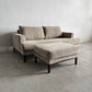 j.s.F ジャーナルスタンダードファニチャー journal standard Furniture ジェーエフケー JFK 2p ソファ W1700 + 別売 オットマン スツール 付き USビンテージスタイル ミッドセンチュリーモダンテイスト 二人掛け 合計参考価格235,400円の品 A 〓