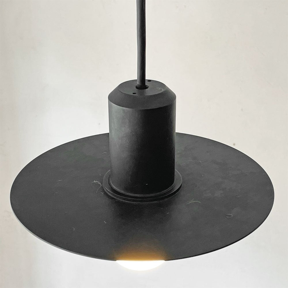 ニューライトポタリー New Light Pottery バレットフラットシェード Bullet flat shade 190 ペンダントライト ブラック 定価64,900円 ★