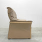 エコーネス EKORNES ストレスレス Stressless エルドラド Eldorado 3シーター サンド リクライニングソファ オーク材 総革 北欧 ノルウェー 定価約102万 〓