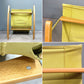 ニーチェア S NY chair S ロッキングチェア ラウンジチェア キャンバス イエロー 新居猛 廃盤 希少 ◎