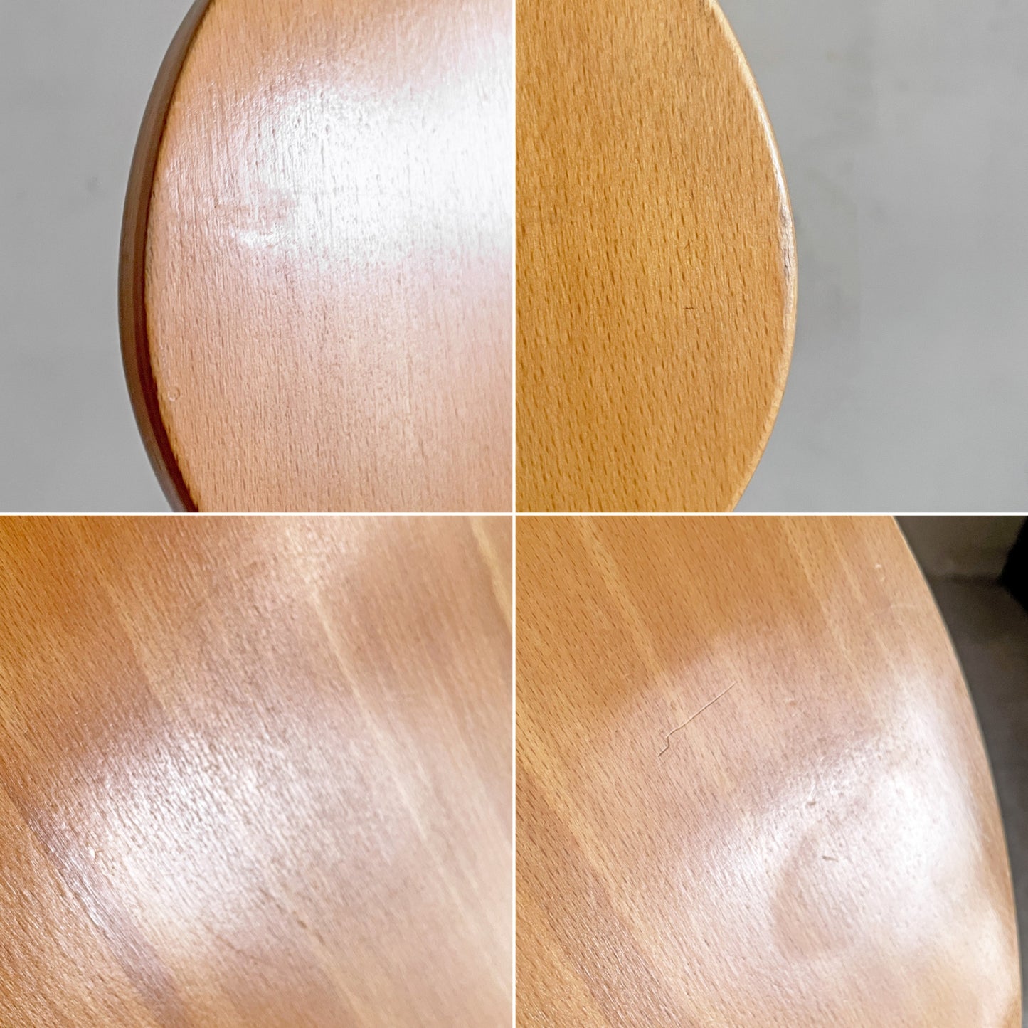 フリッツハンセン Fritz Hansen 3101 アリンコチェア アントチェア 4本脚 ナチュラルビーチ ラッカー仕上げ フェルトグライズ アルネ・ヤコブセン A ■