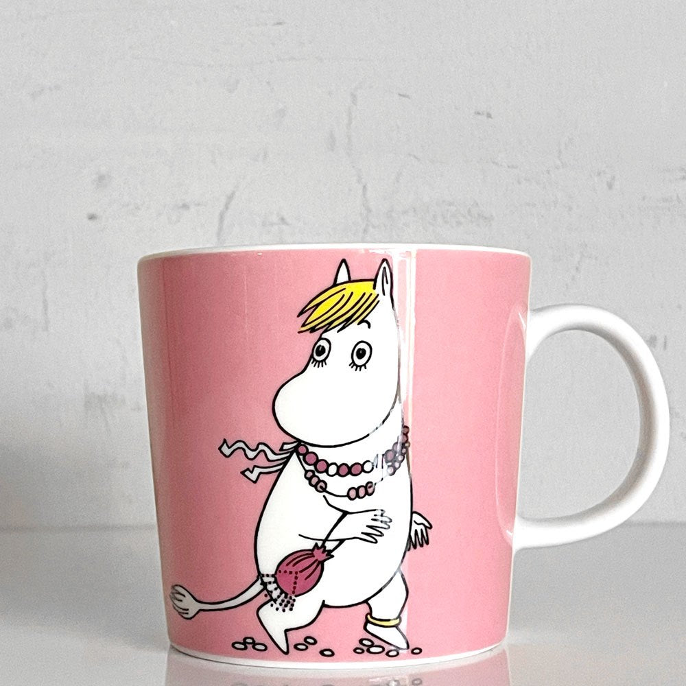 アラビア ARABIA ムーミンマグ MOOMIN スノークのおじょうさん ピンク 2013-2019年 トーベ・ヤンソン フィンランド 北欧食器 ■
