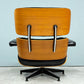 ハーマンミラー Herman Miller イームズラウンジチェア＆オットマン ブラックレザー ウォールナット C&Rイームズ ミッドセンチュリー 1999年製 ◎